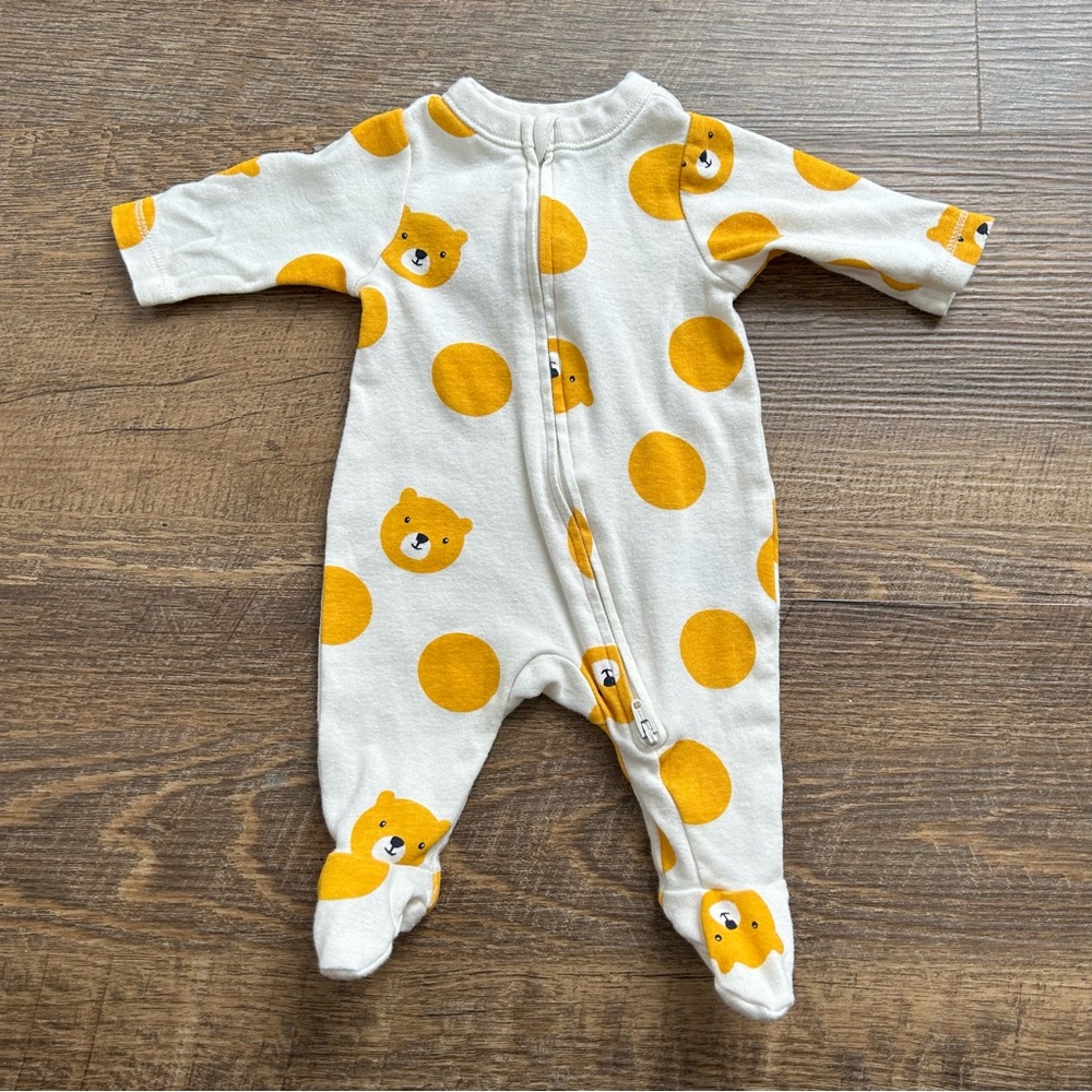 Old Navy Footie Pajamas Zipper Lot Newborn Up to 7 lbs Gender Neutral Unisex Boy - Picture 8 of 11